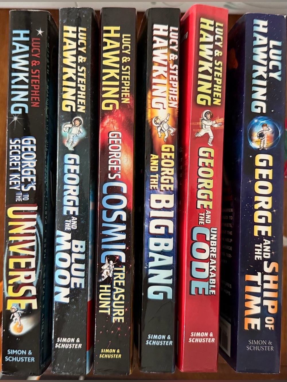 George 6 Book Set by Lucy and Steve Hawking - Great collection for kids.